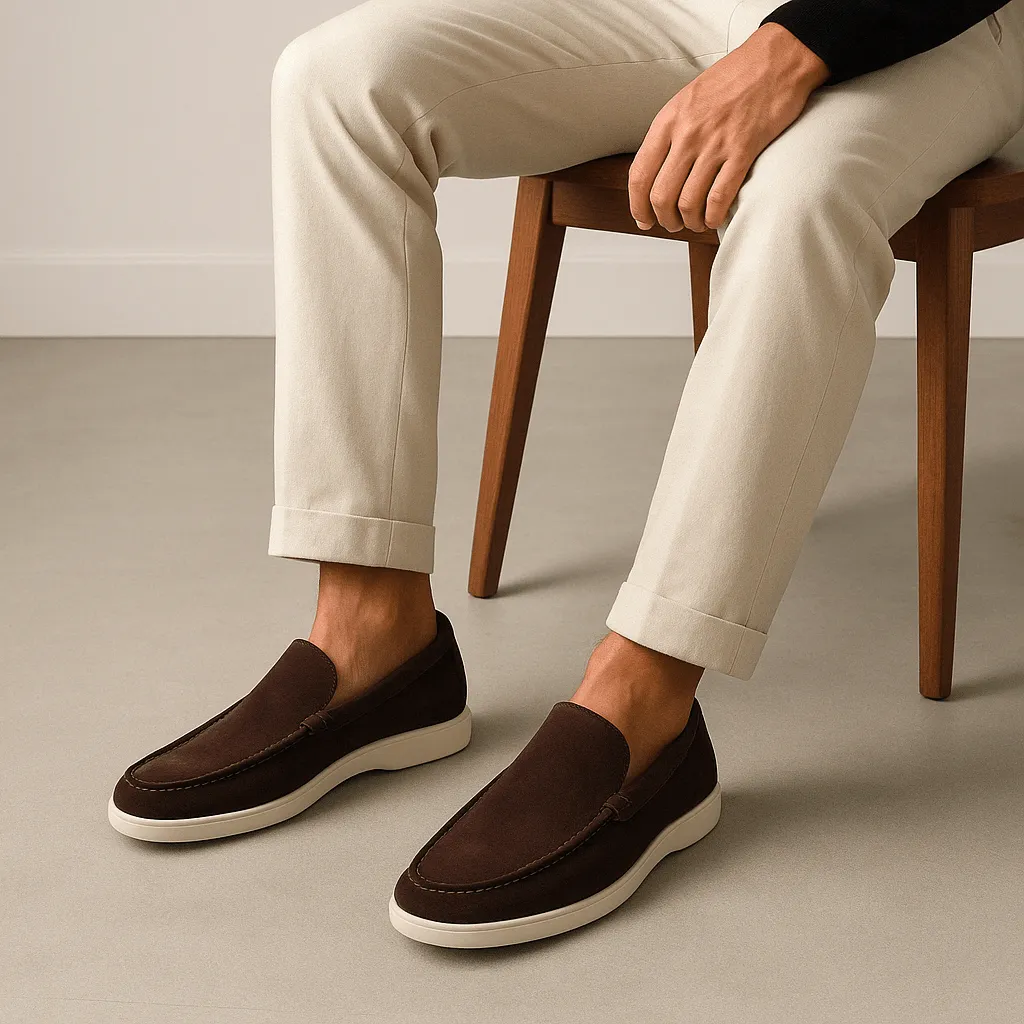Domoir | Old Money Suede Loafers