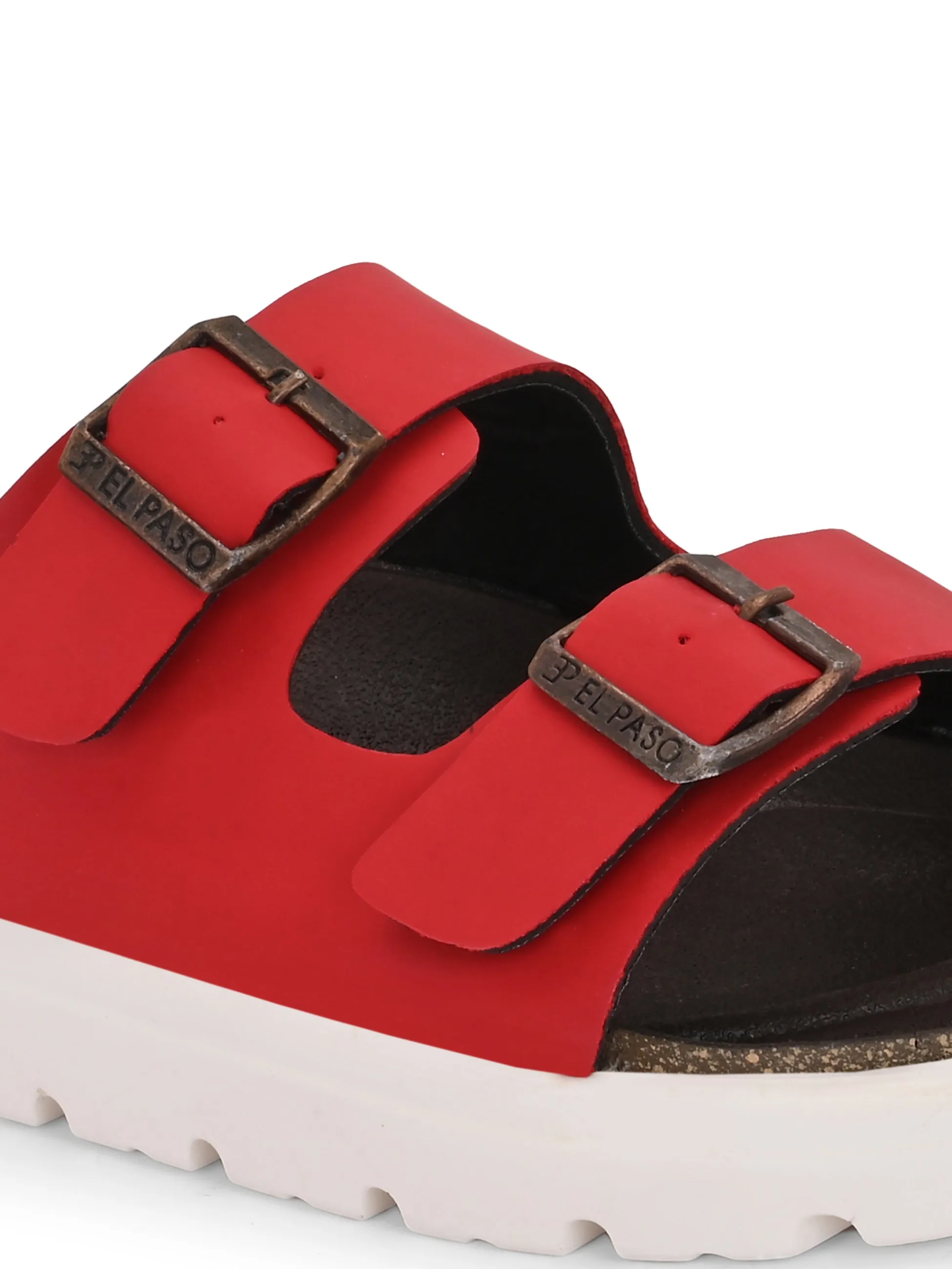 El Paso Women Open Toe Slip-On Flats