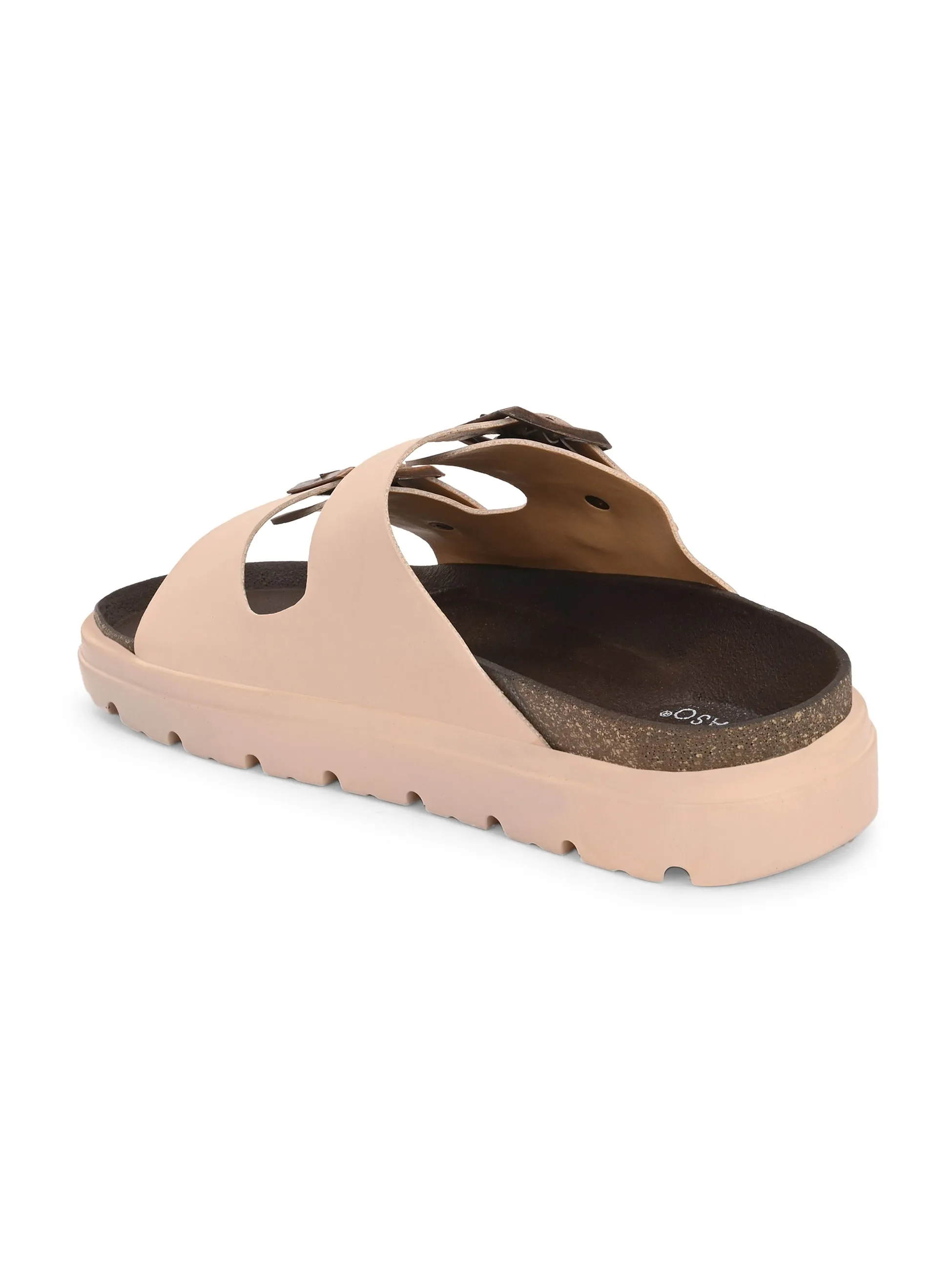 El Paso Women Open Toe Slip-On Flats