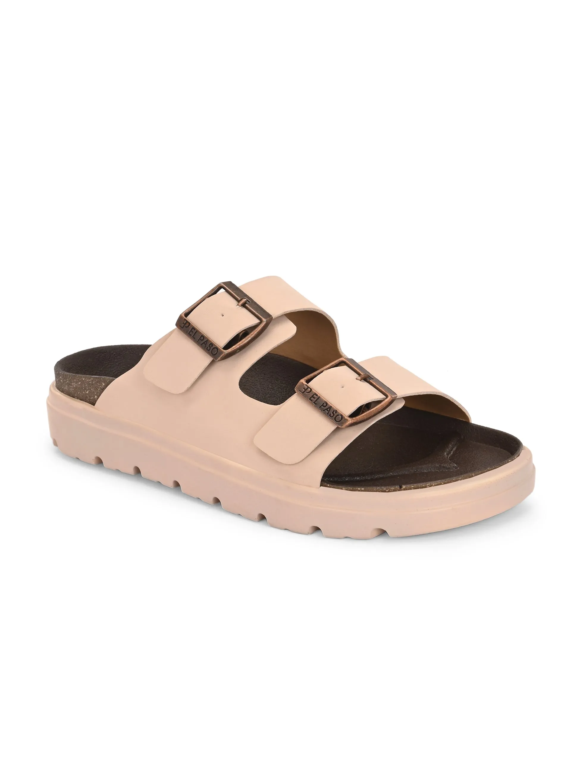 El Paso Women Open Toe Slip-On Flats
