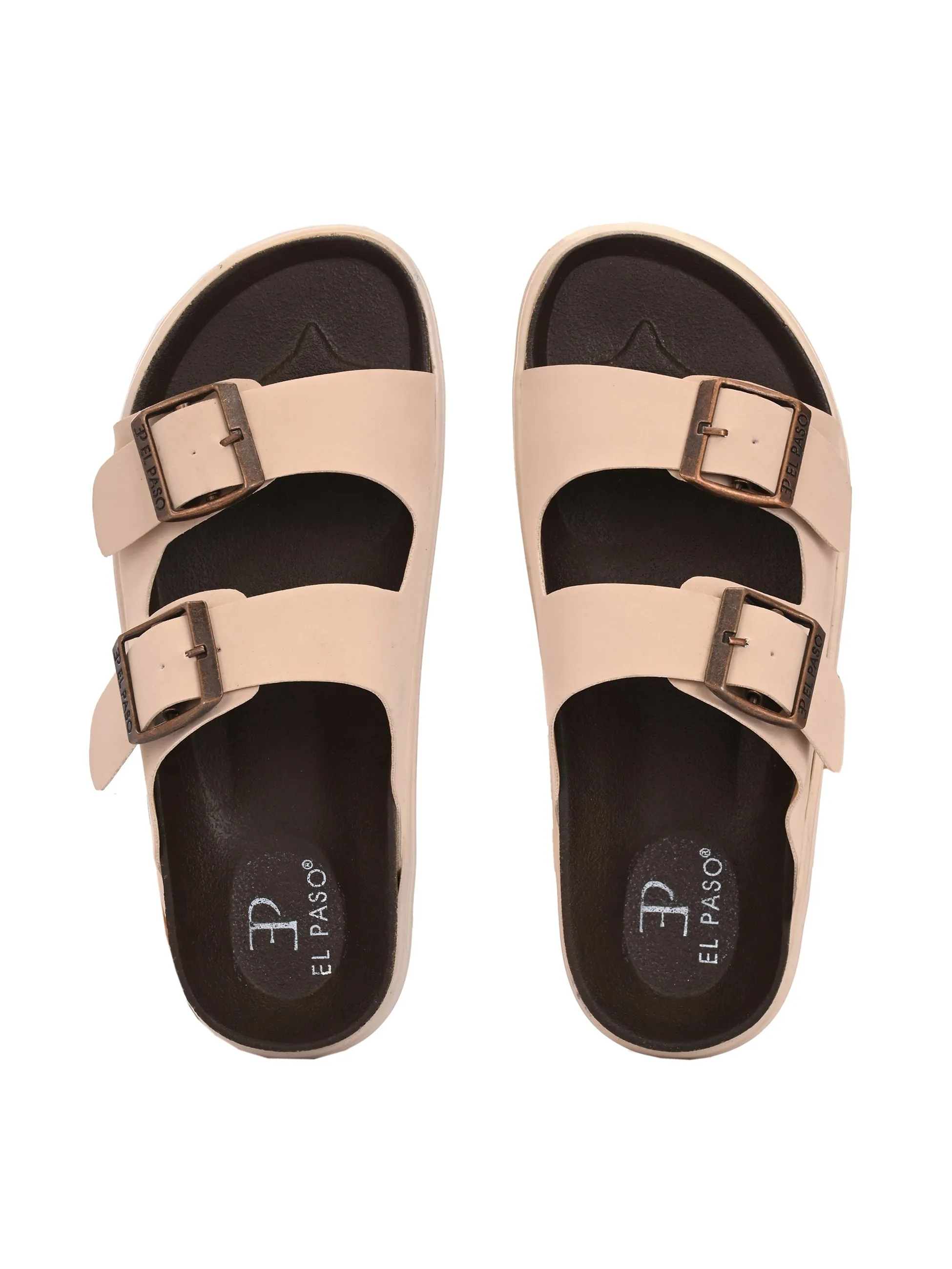 El Paso Women Open Toe Slip-On Flats