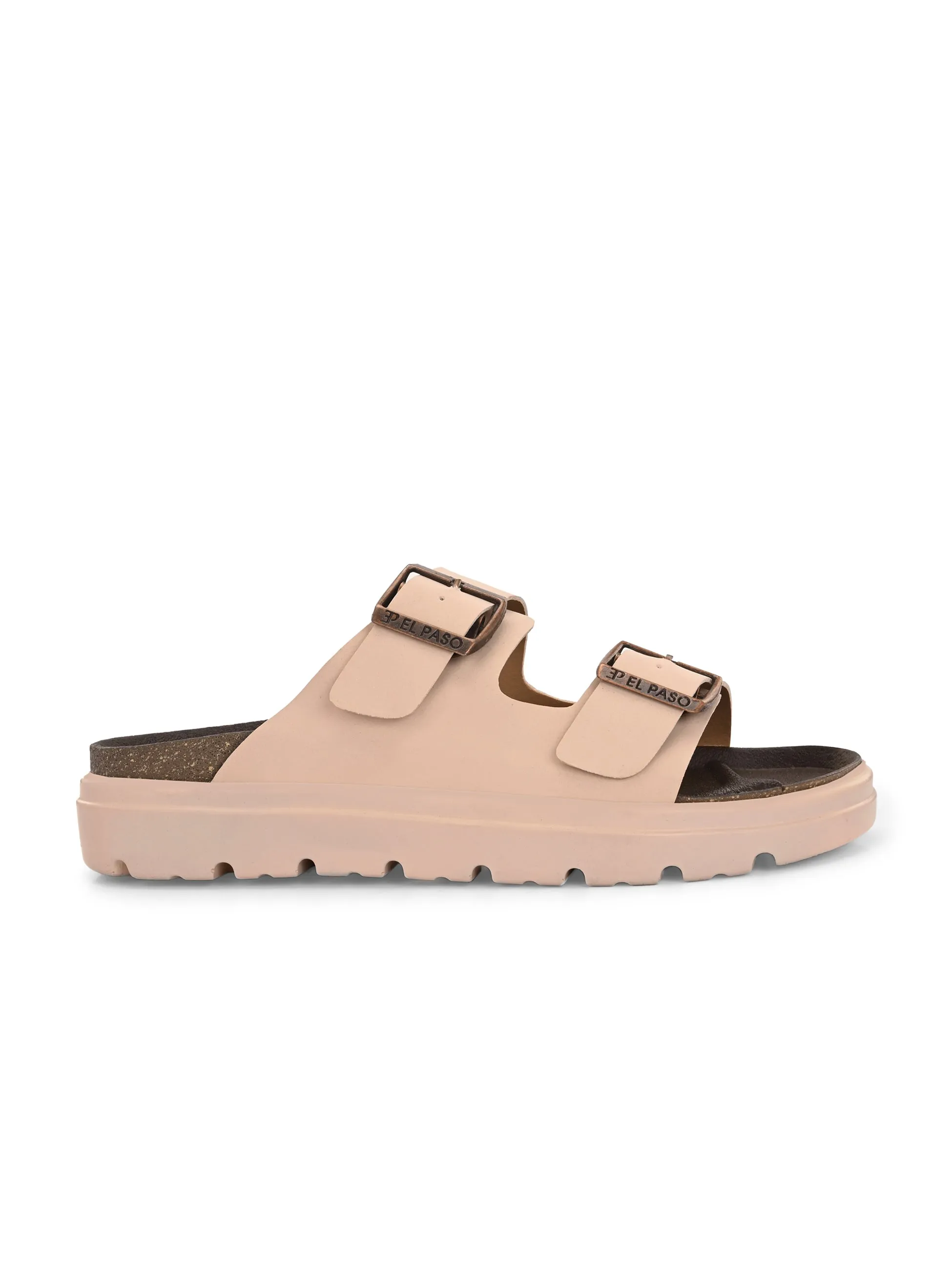 El Paso Women Open Toe Slip-On Flats