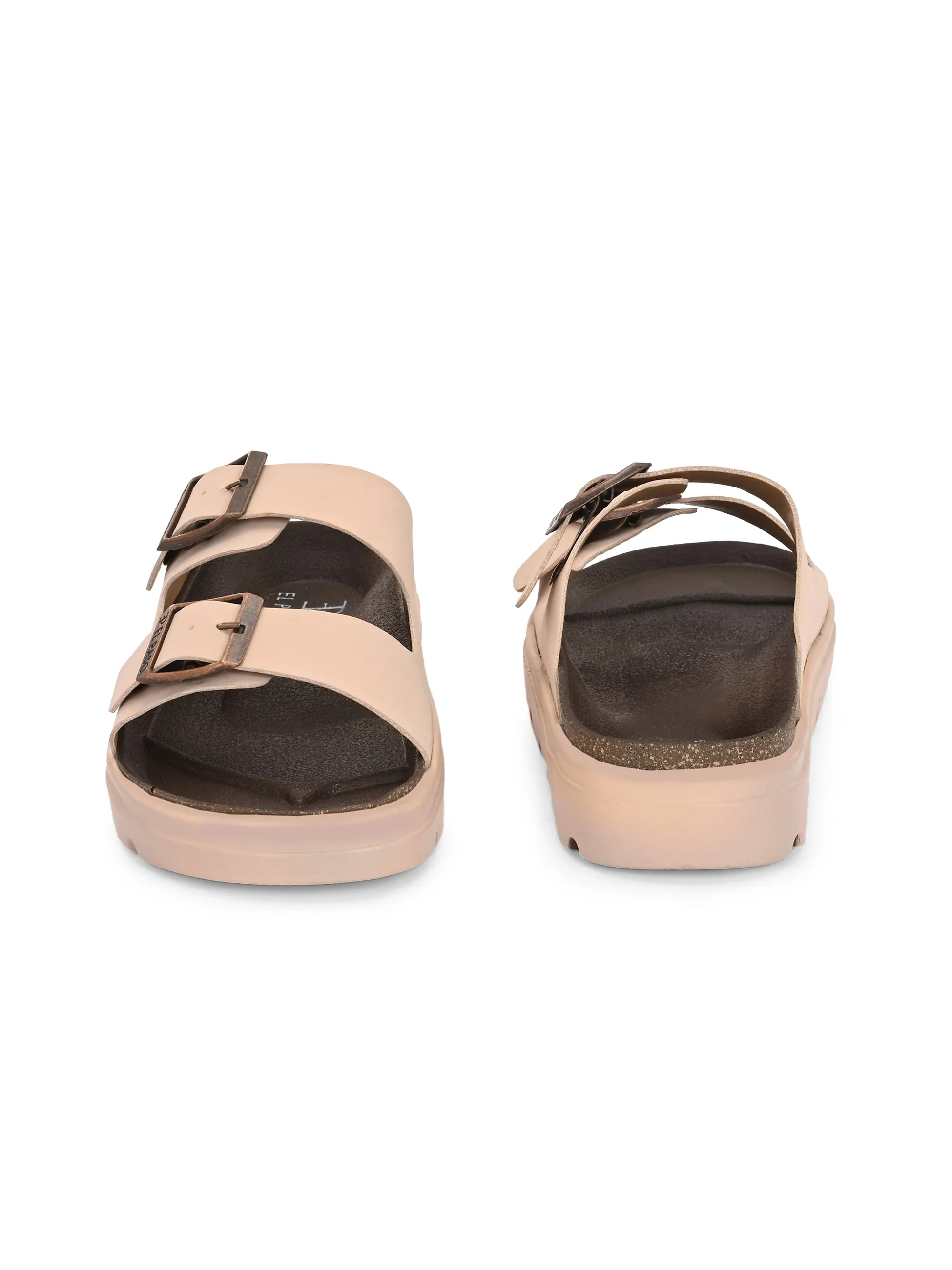 El Paso Women Open Toe Slip-On Flats