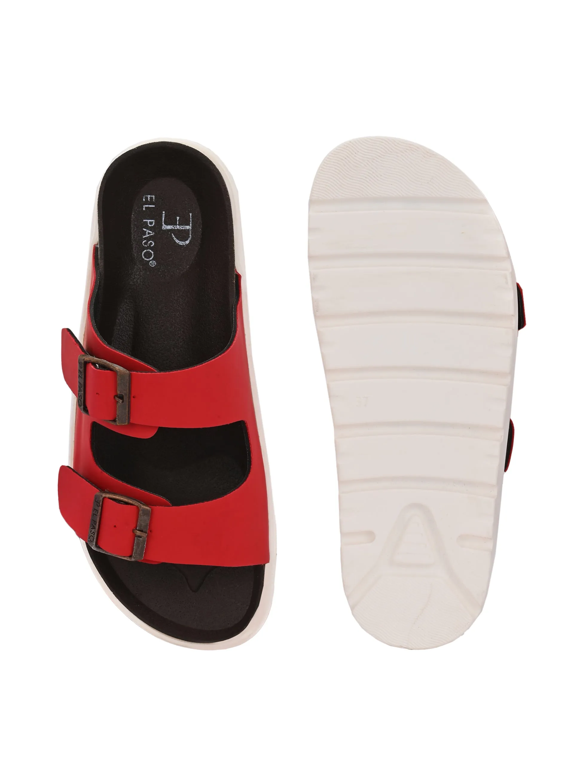 El Paso Women Open Toe Slip-On Flats
