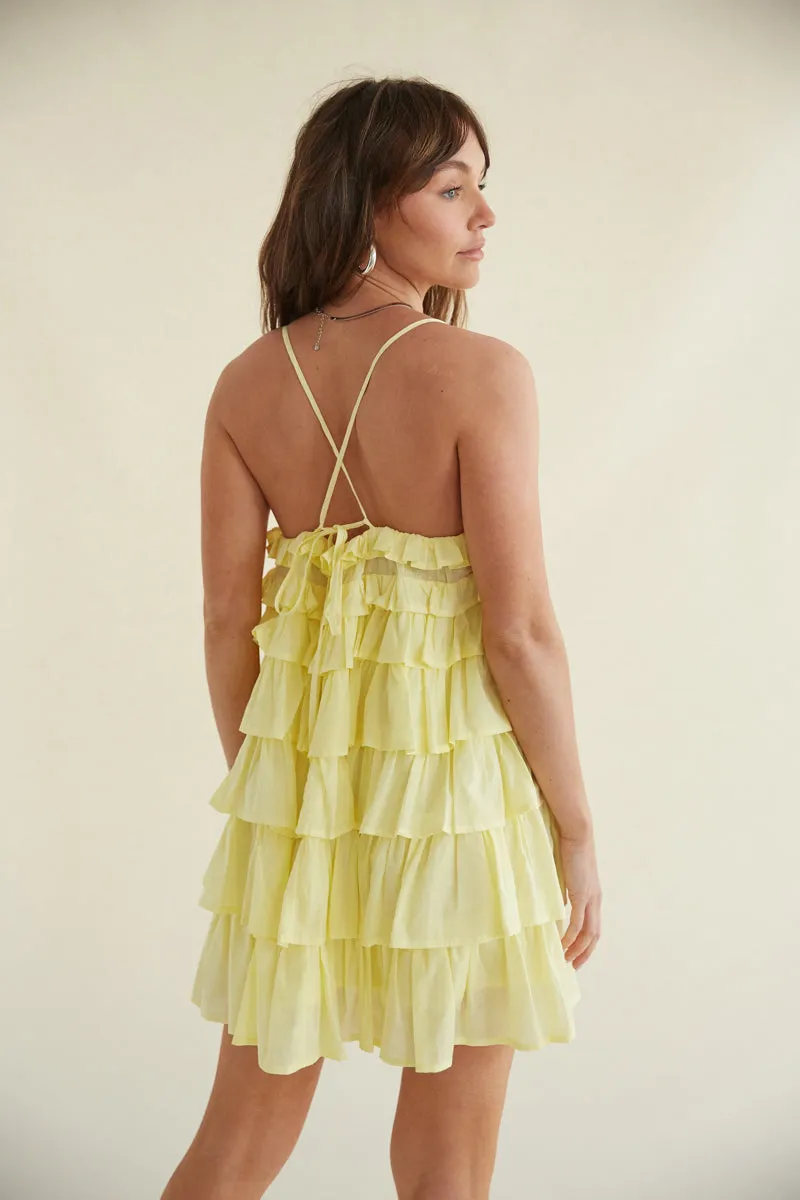 Ella Tiered Ruffle Babydoll Mini Dress