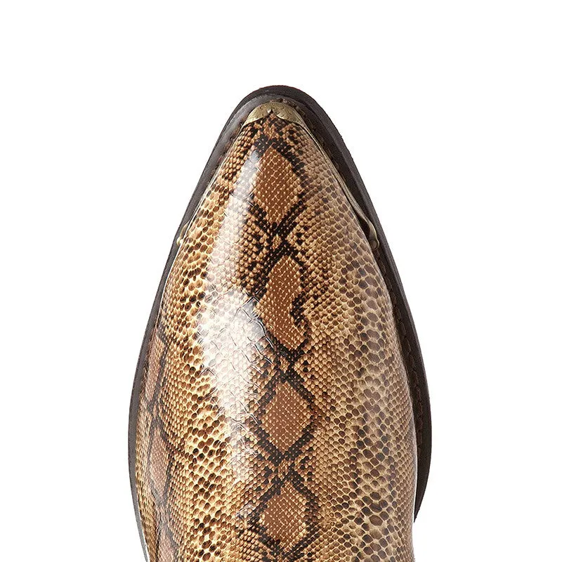 Embroider Cowboy Western Men Boots