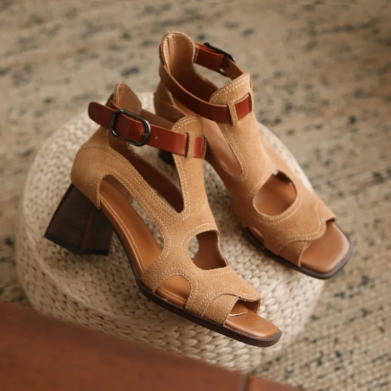 Fashion Genuine Leather Women Sandals