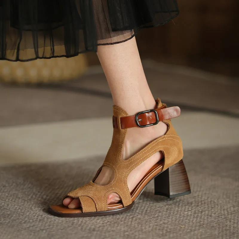 Fashion Genuine Leather Women Sandals