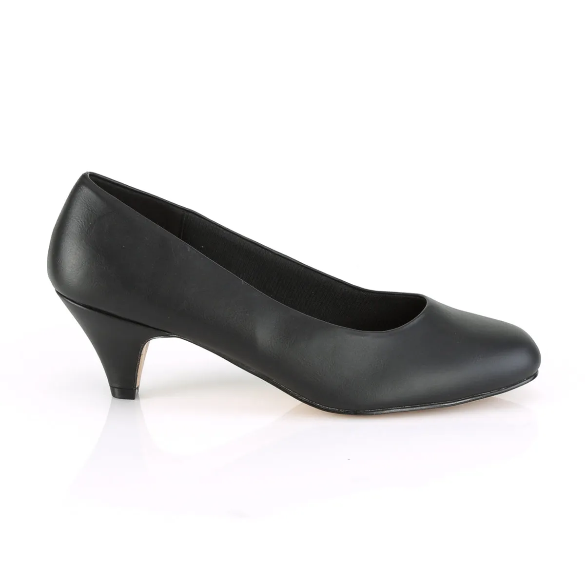 FEFE-01  Black Faux Leather