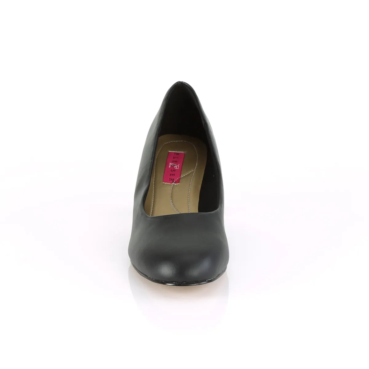 FEFE-01  Black Faux Leather