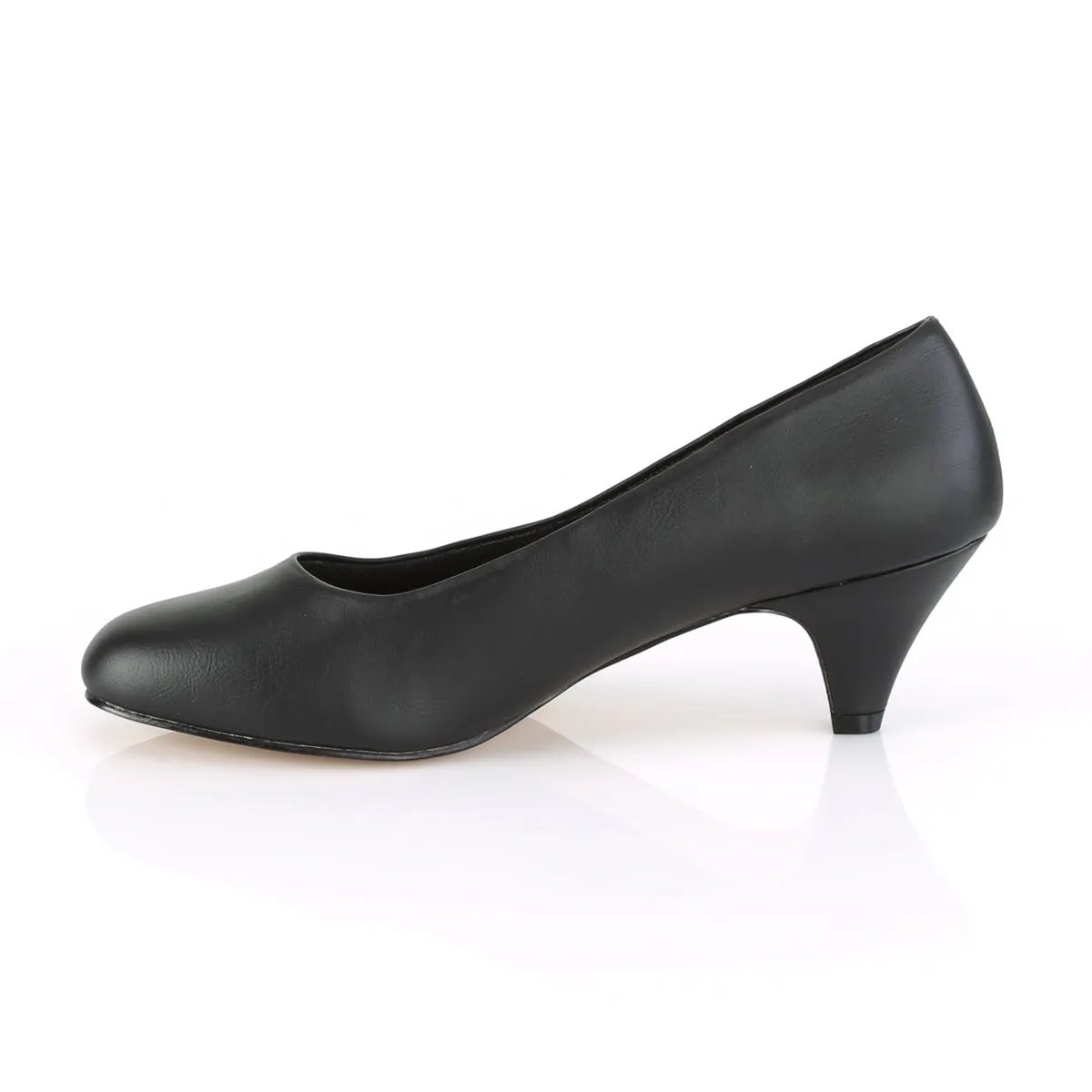 FEFE-01  Black Faux Leather