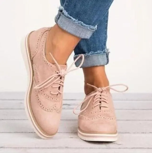 Flat Hollow Platform Shoes