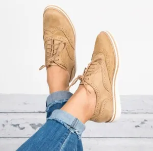 Flat Hollow Platform Shoes