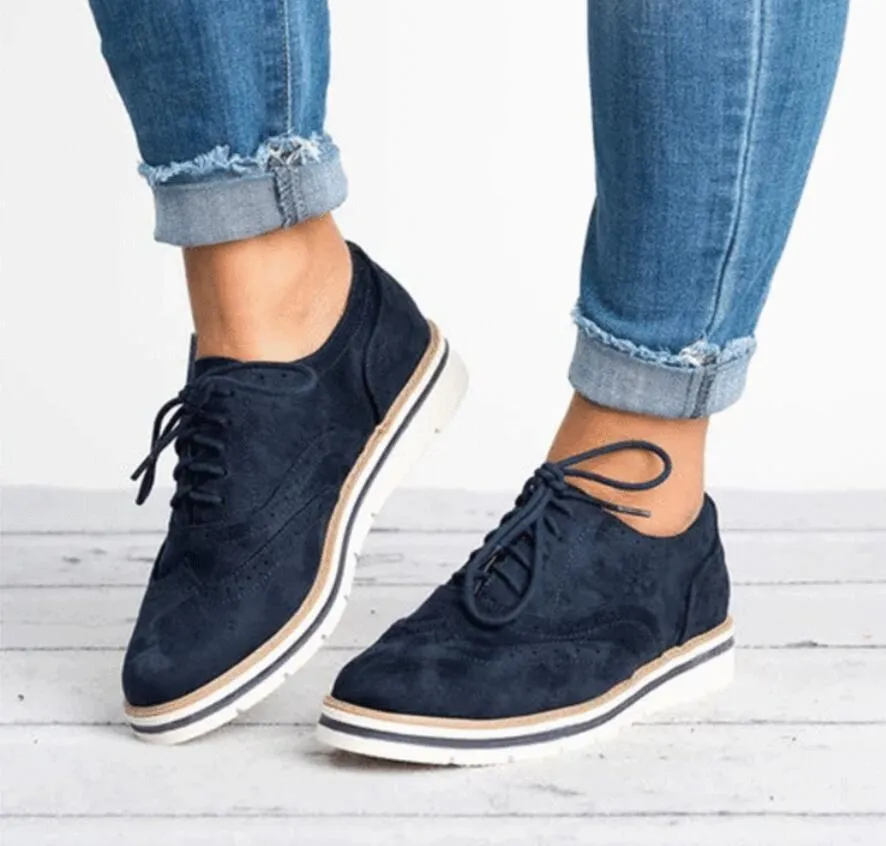 Flat Hollow Platform Shoes