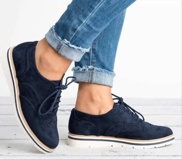 Flat Hollow Platform Shoes