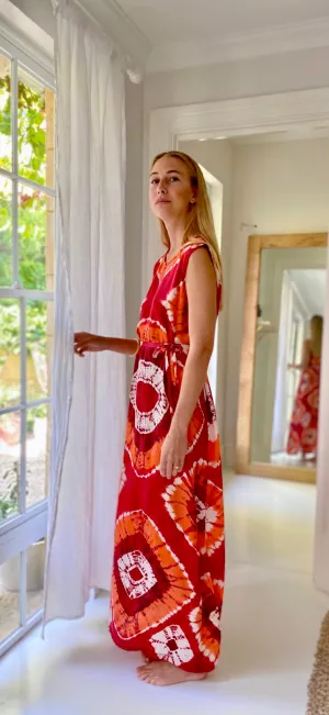 Havana Silk Maxi Dress ~ Sunsets