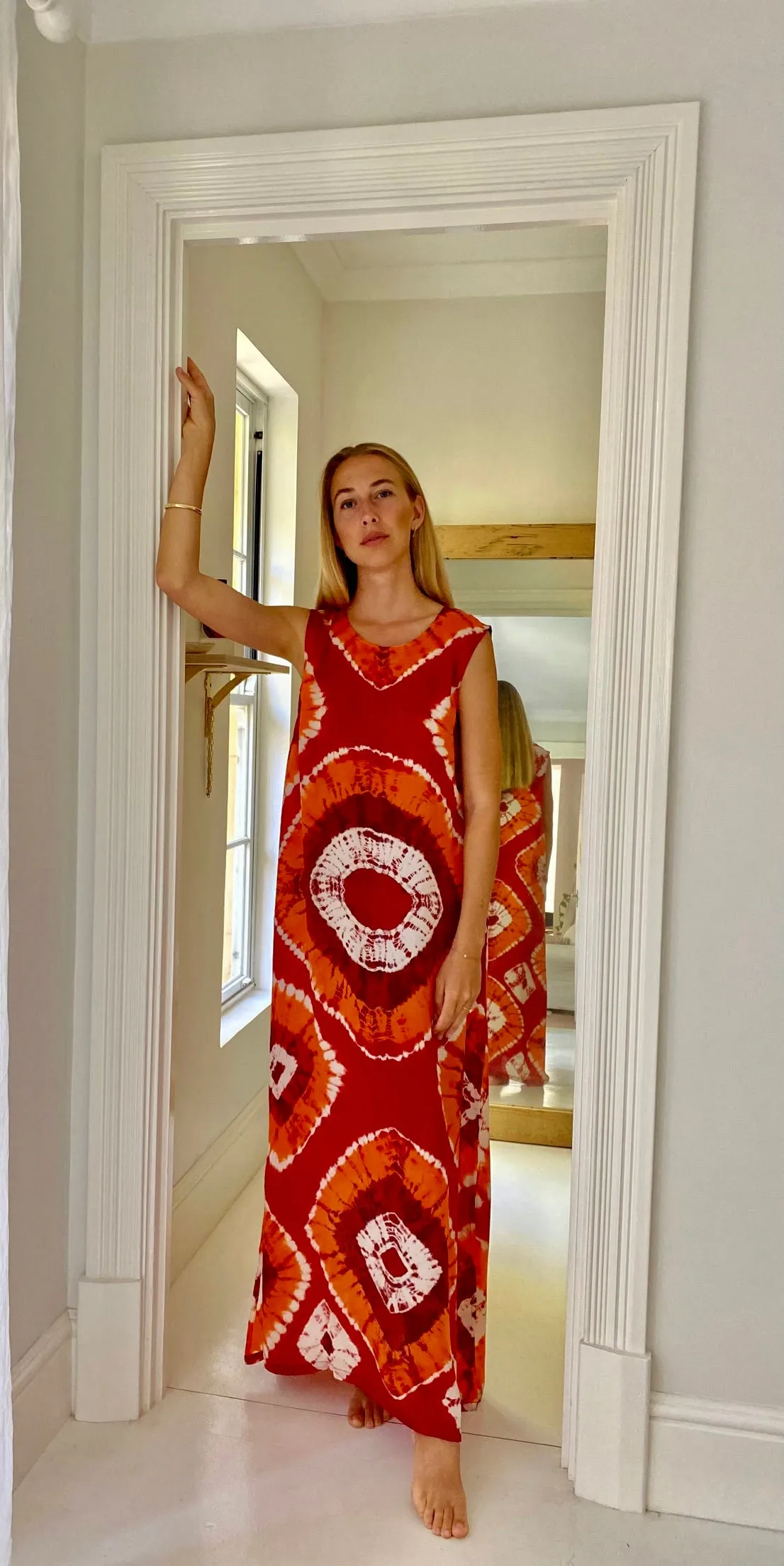Havana Silk Maxi Dress ~ Sunsets