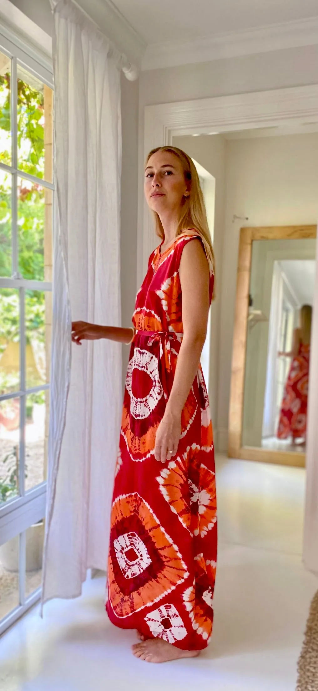 Havana Silk Maxi Dress ~ Sunsets