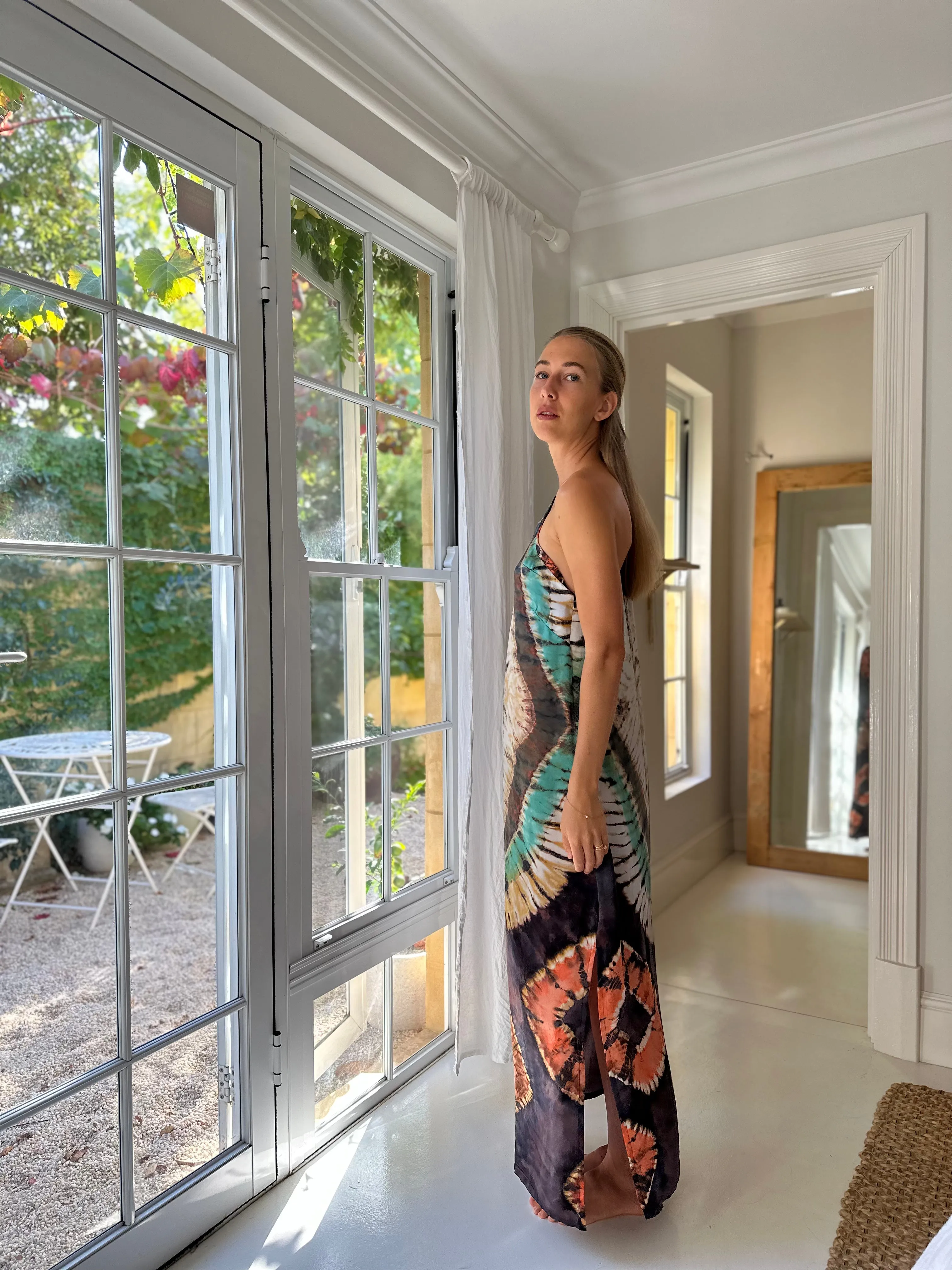 Havana Silk One Shoulder Maxi Dress