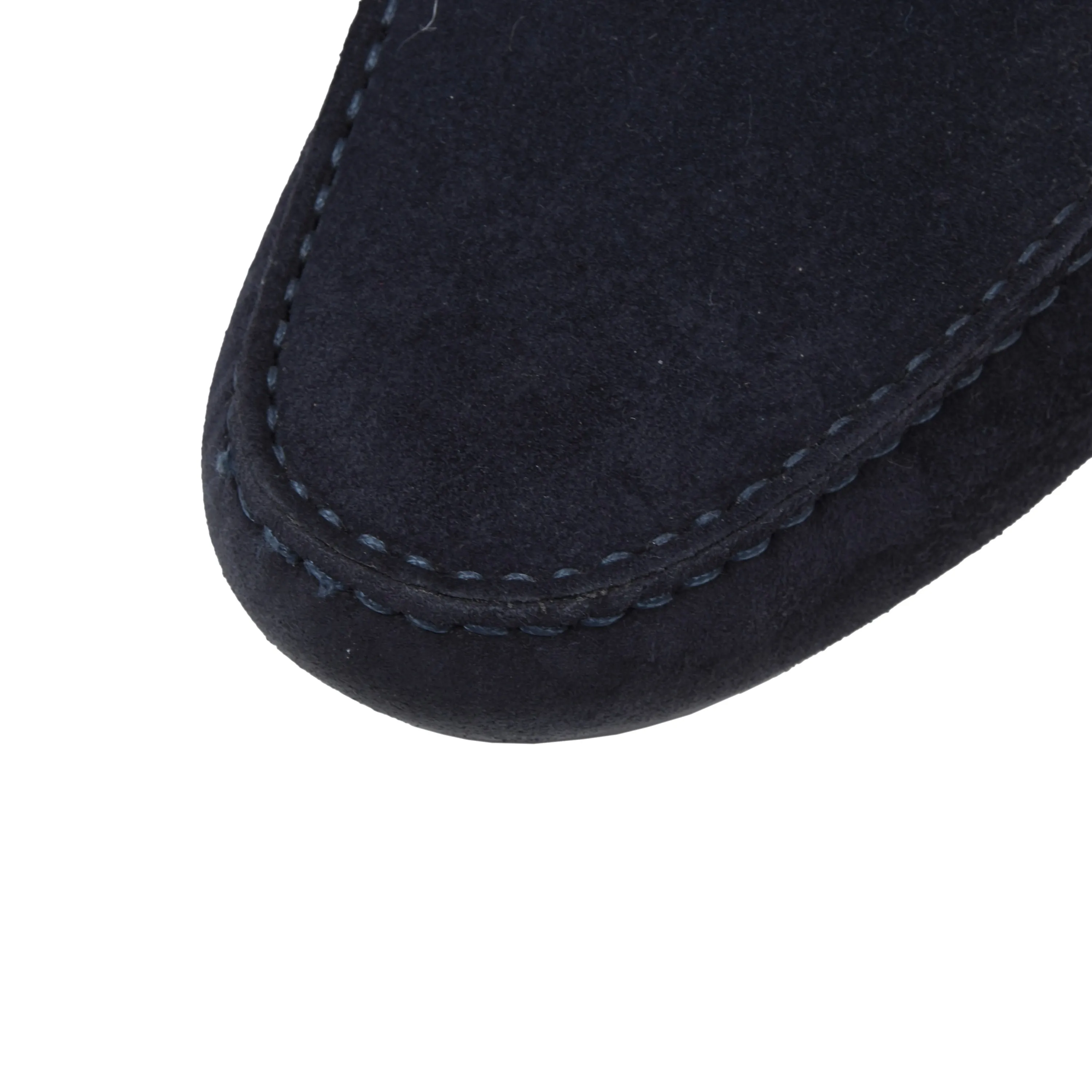 Hermès Paris Suede Driving Loafers Size 42 - Navy Blue