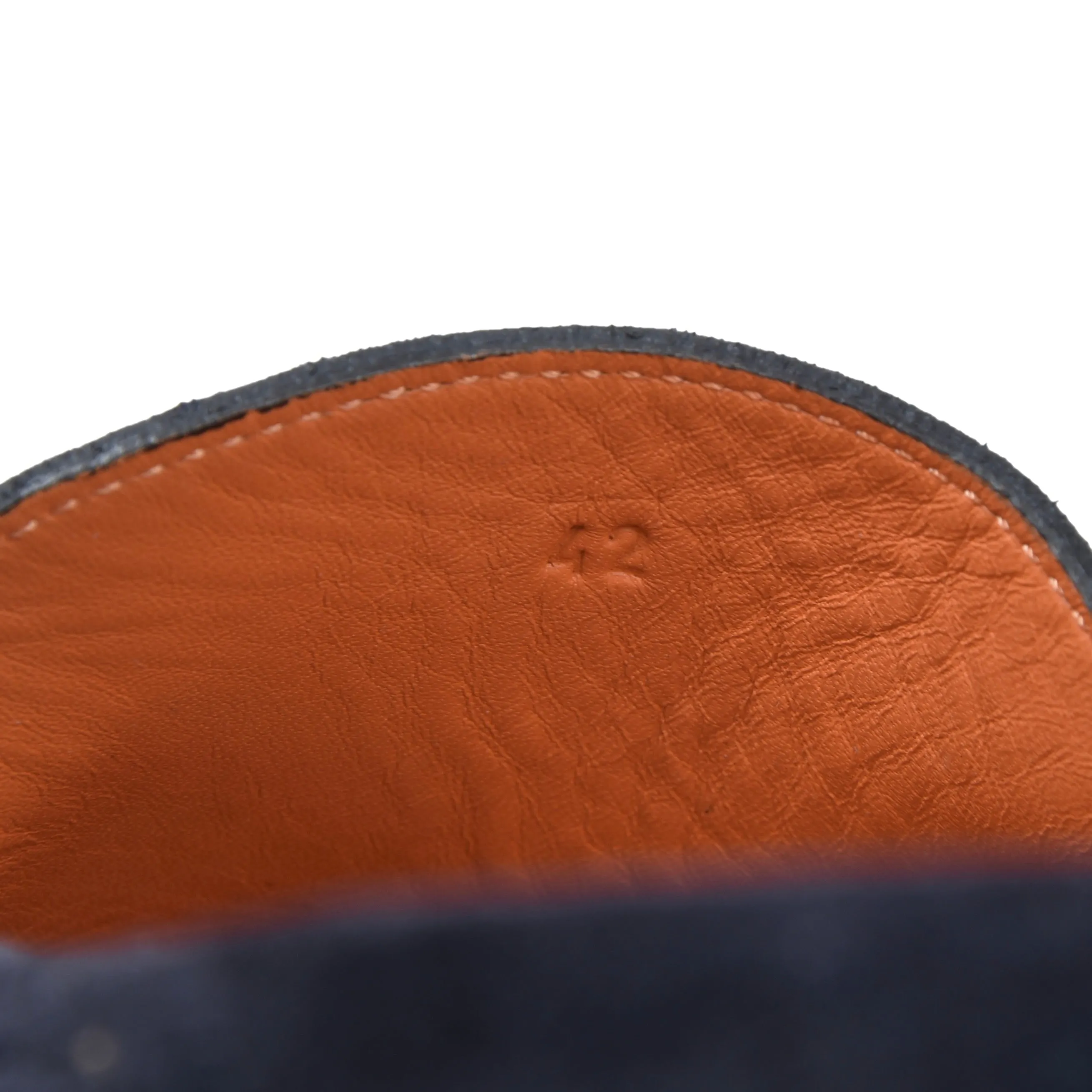 Hermès Paris Suede Driving Loafers Size 42 - Navy Blue