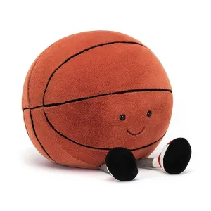 JELLYCAT- KIDS 10"X9" AMUSEABLE SPORTS BASKETBALL