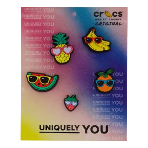 Jibbitz 5-Pack Cute Fruit with Sunnies