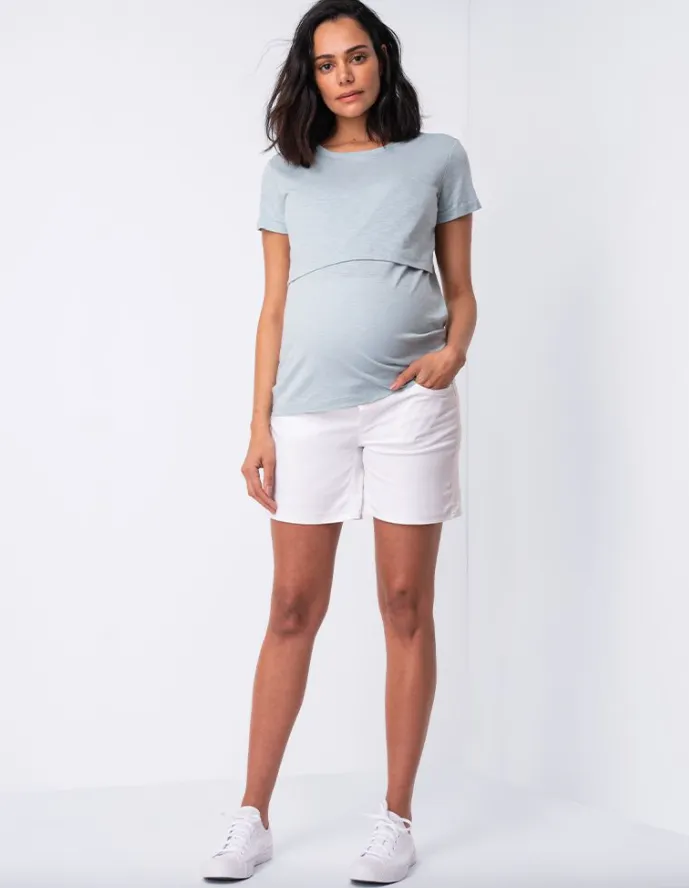 Joseph O/B White Shorts