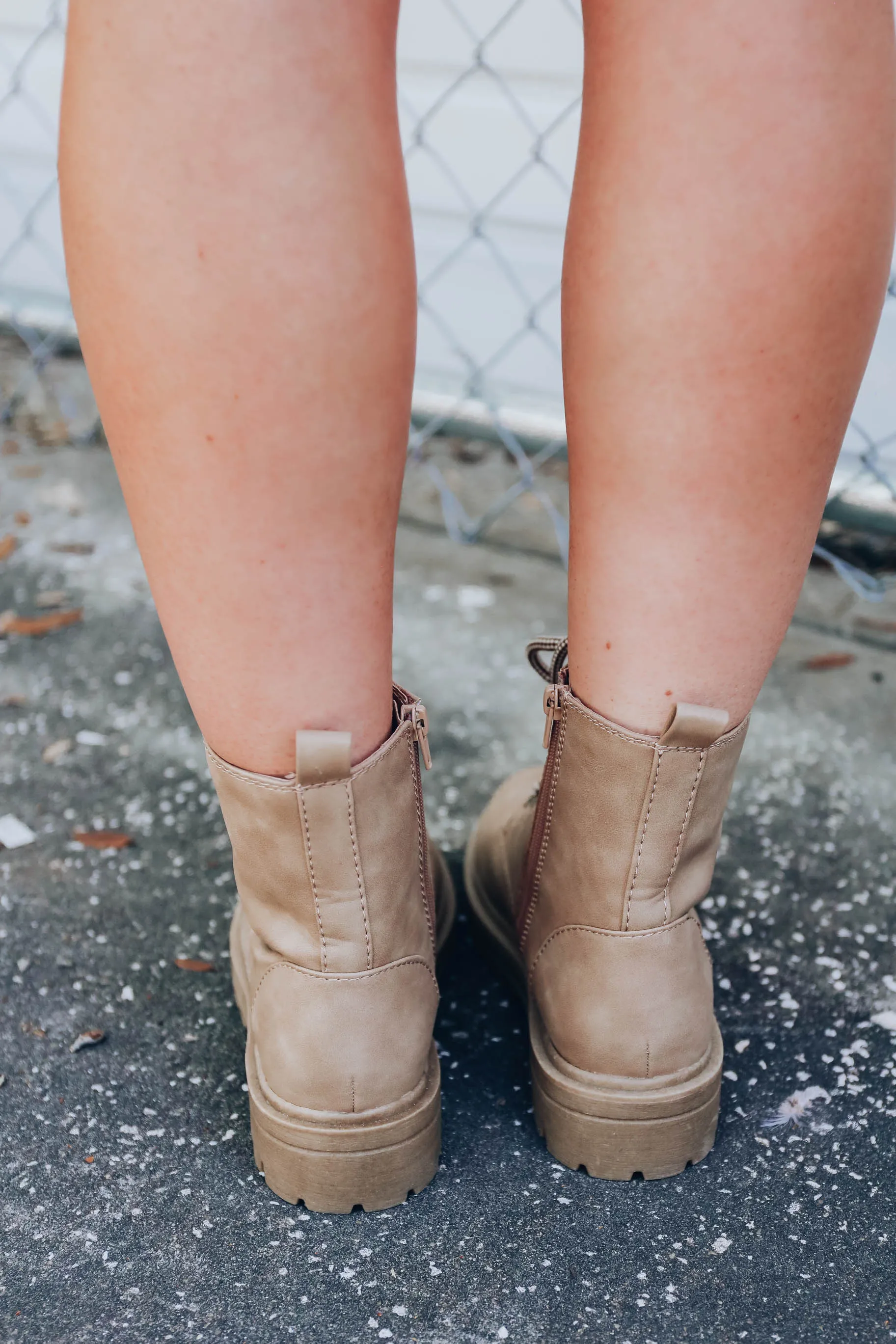 Journee Combat Boots - Camel