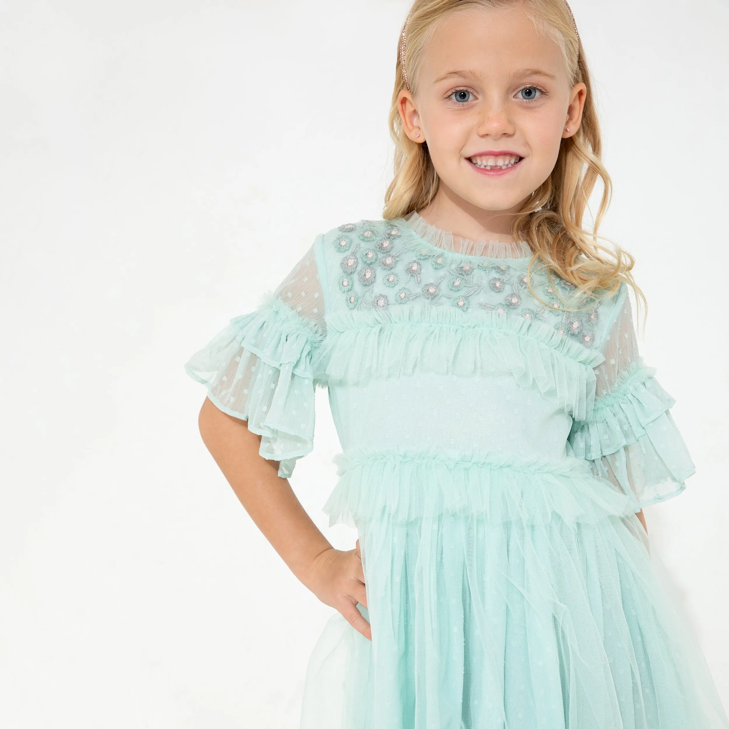 Kids Royal Tiered Dress