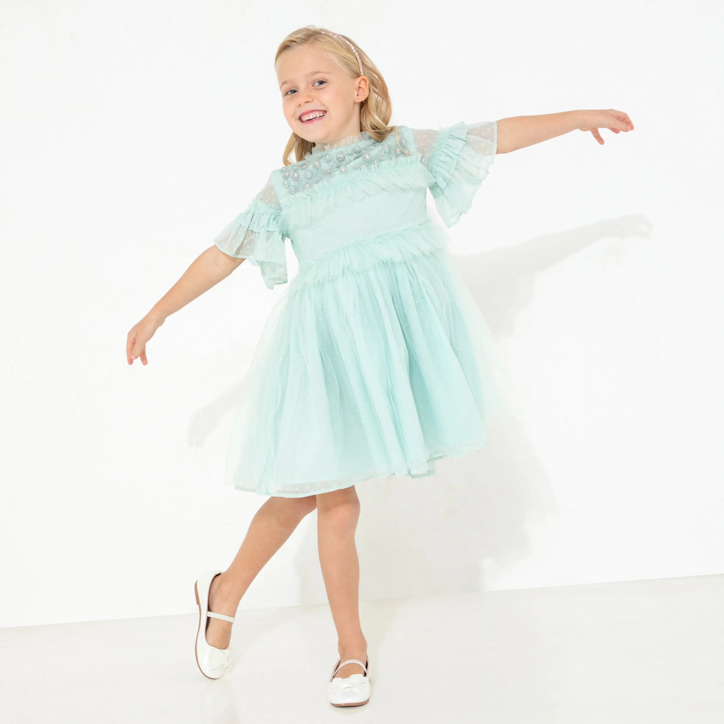 Kids Royal Tiered Dress