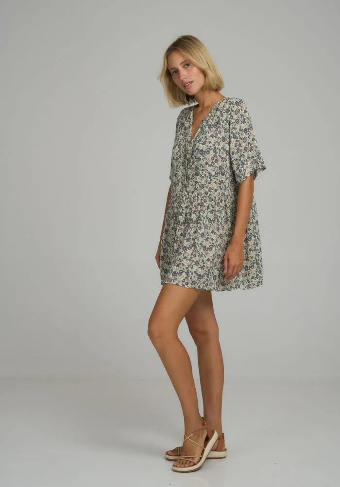 Lauralee Dress - Delphinium Blue Mint