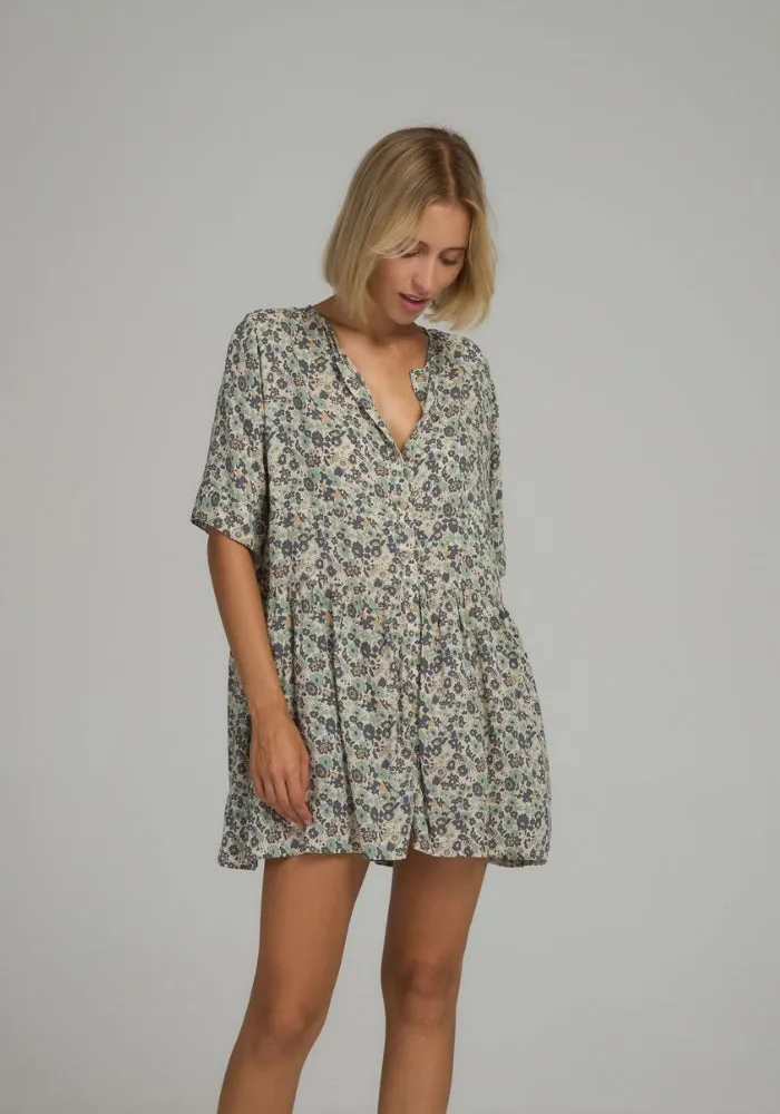 Lauralee Dress - Delphinium Blue Mint