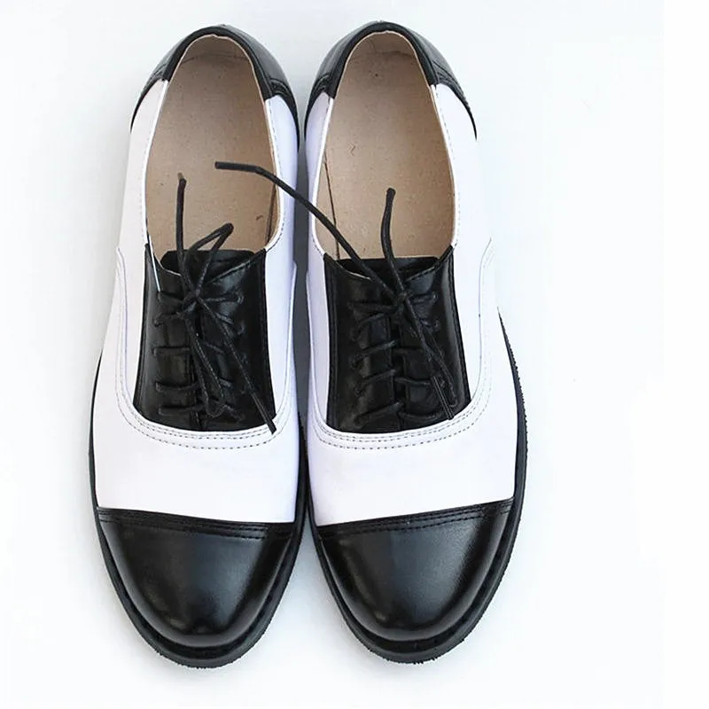 Leather Oxford Flats for Women