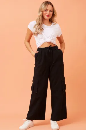 long wide leg cargo pant (p516451)