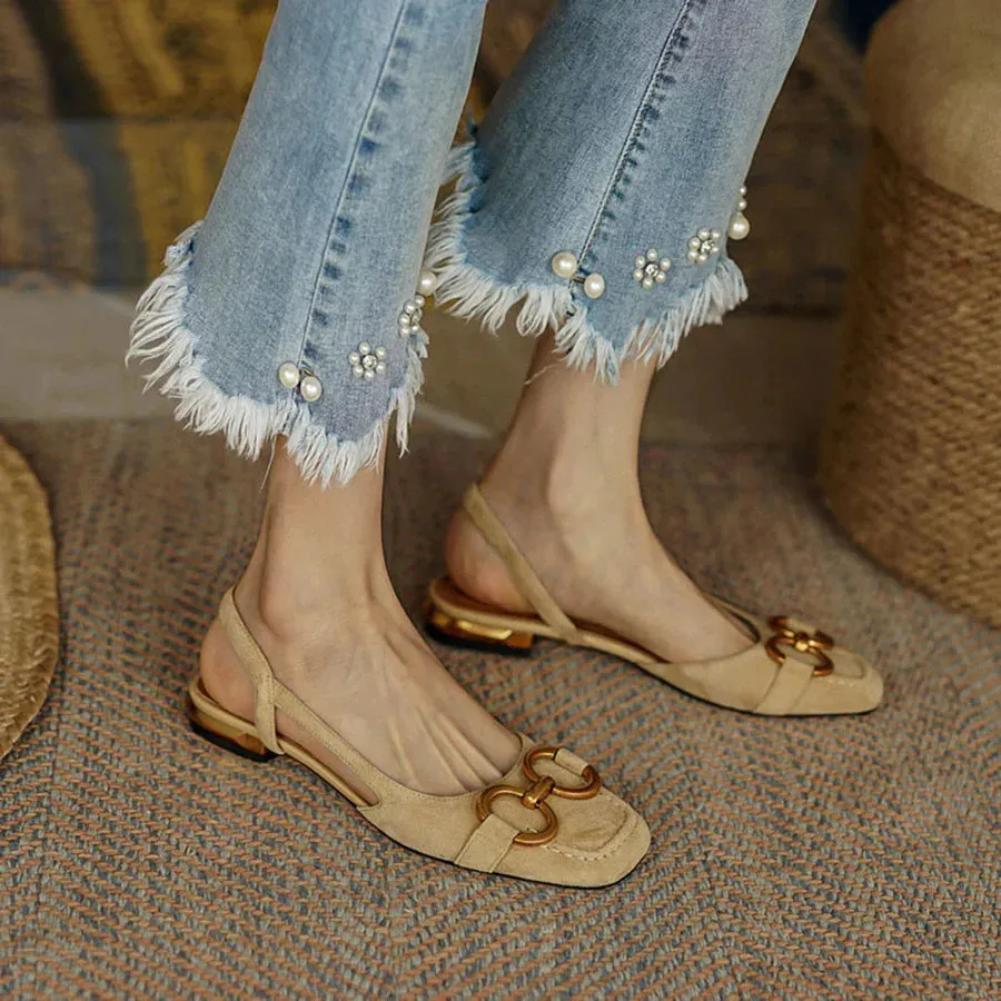 Mallorca™ METALLIC BUCKLE ORTHOPEDIC SANDALS