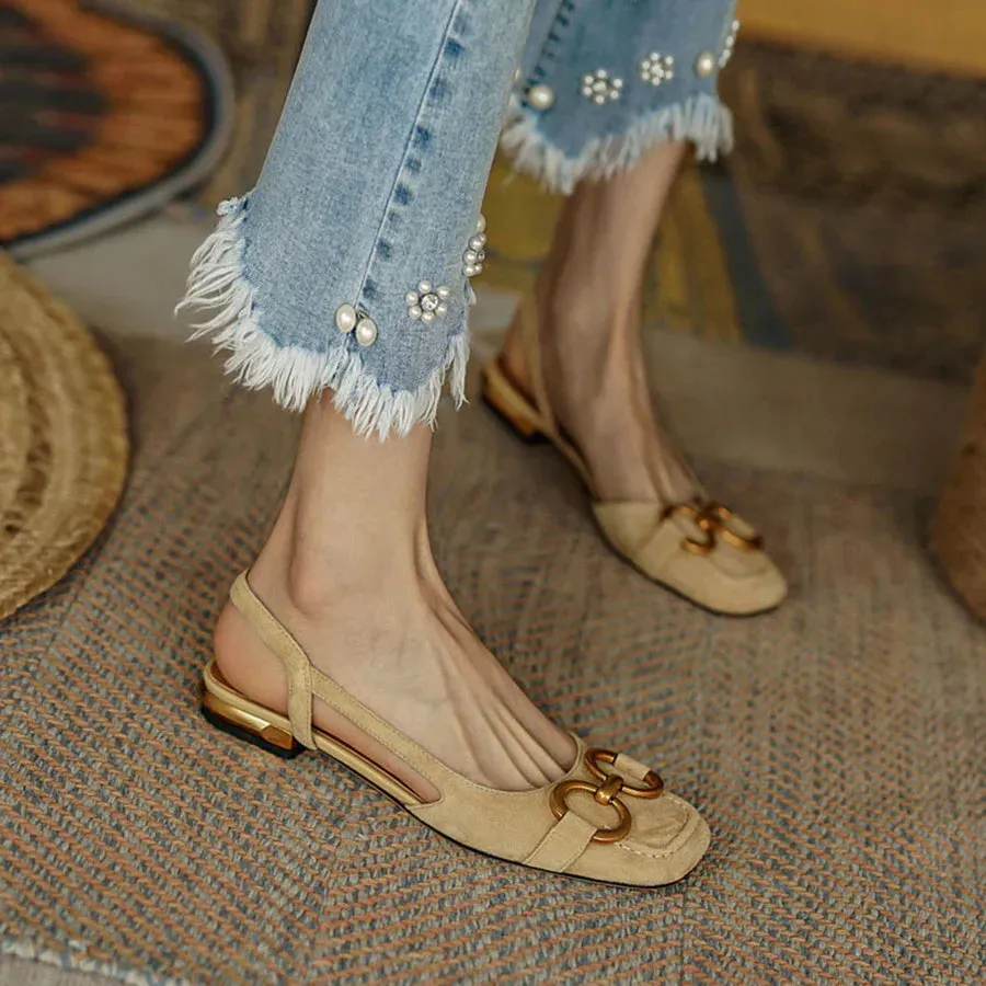 Mallorca™ METALLIC BUCKLE ORTHOPEDIC SANDALS