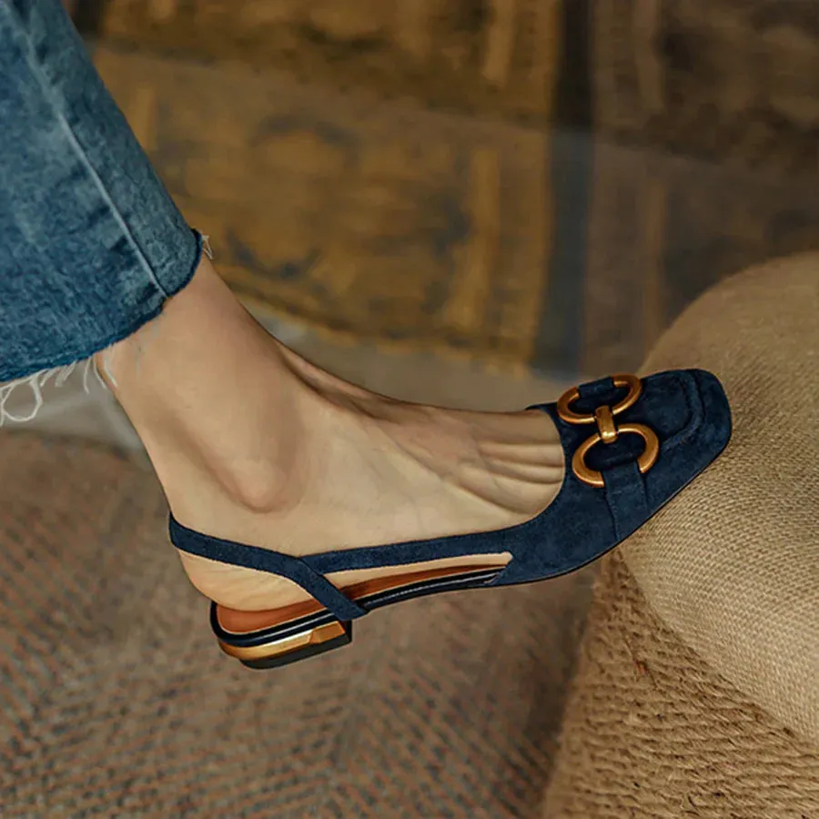 Mallorca™ METALLIC BUCKLE ORTHOPEDIC SANDALS