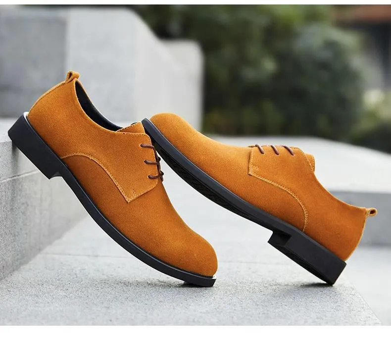 Men British Style Breathable Formal Leisure Flats Shoes