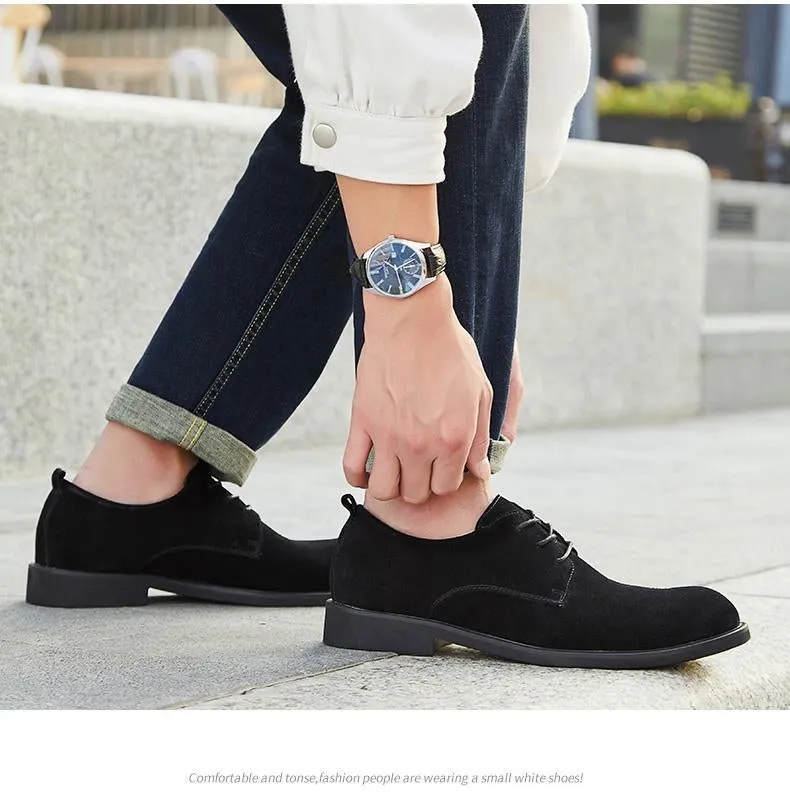 Men British Style Breathable Formal Leisure Flats Shoes
