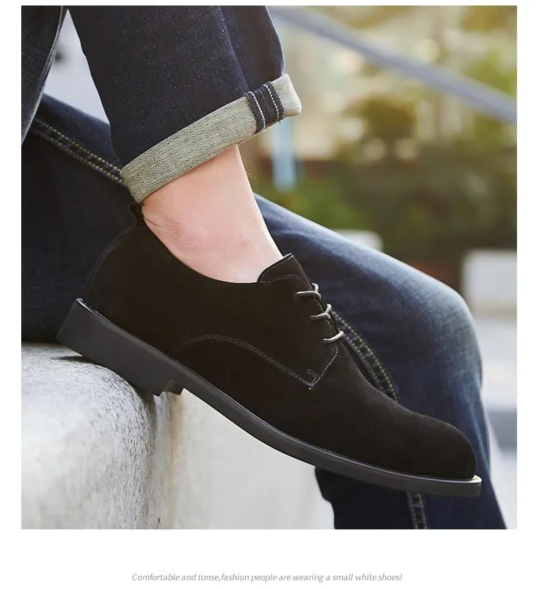 Men British Style Breathable Formal Leisure Flats Shoes