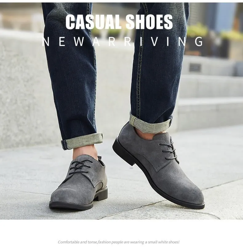 Men British Style Breathable Formal Leisure Flats Shoes