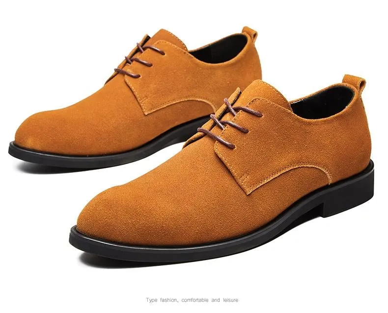 Men British Style Breathable Formal Leisure Flats Shoes