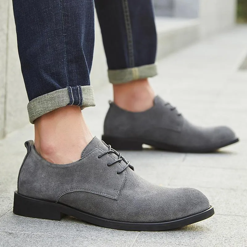 Men British Style Breathable Formal Leisure Flats Shoes