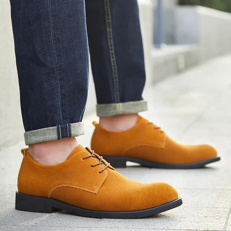 Men British Style Breathable Formal Leisure Flats Shoes