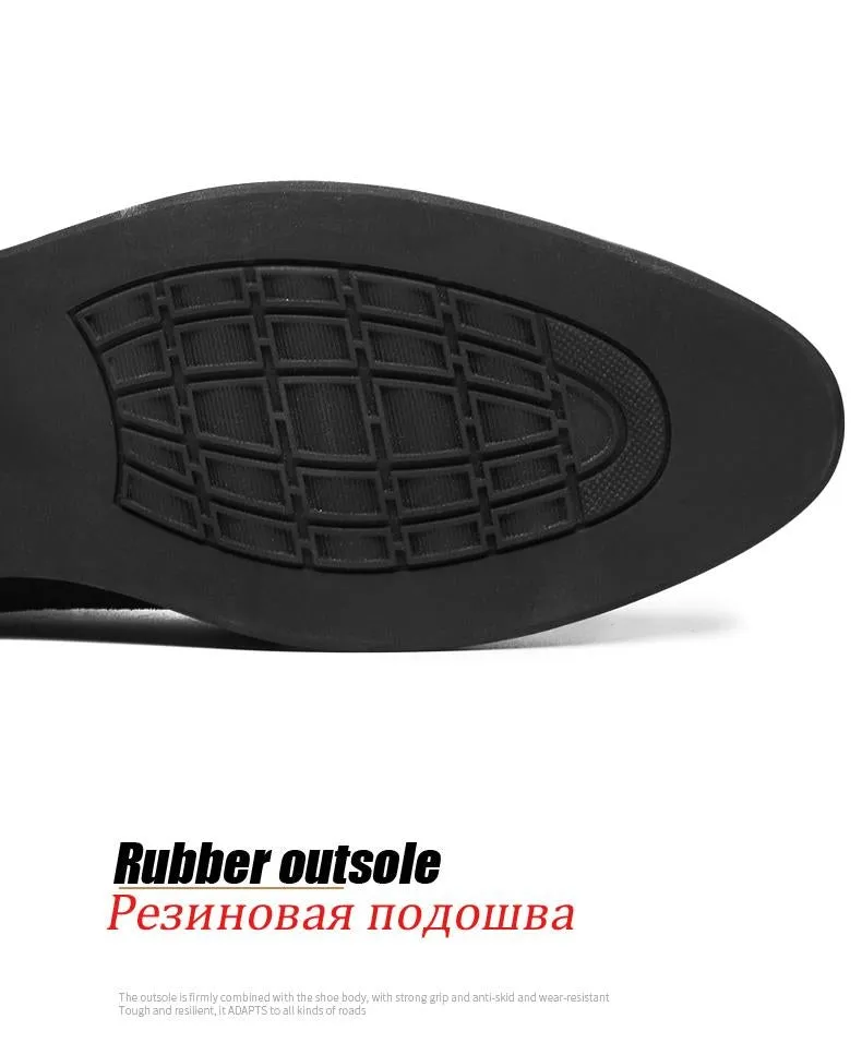 Men British Style Breathable Formal Leisure Flats Shoes