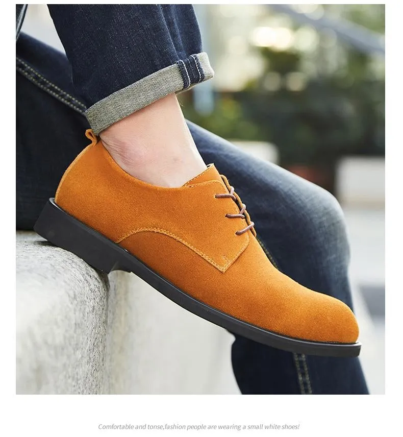 Men British Style Breathable Formal Leisure Flats Shoes