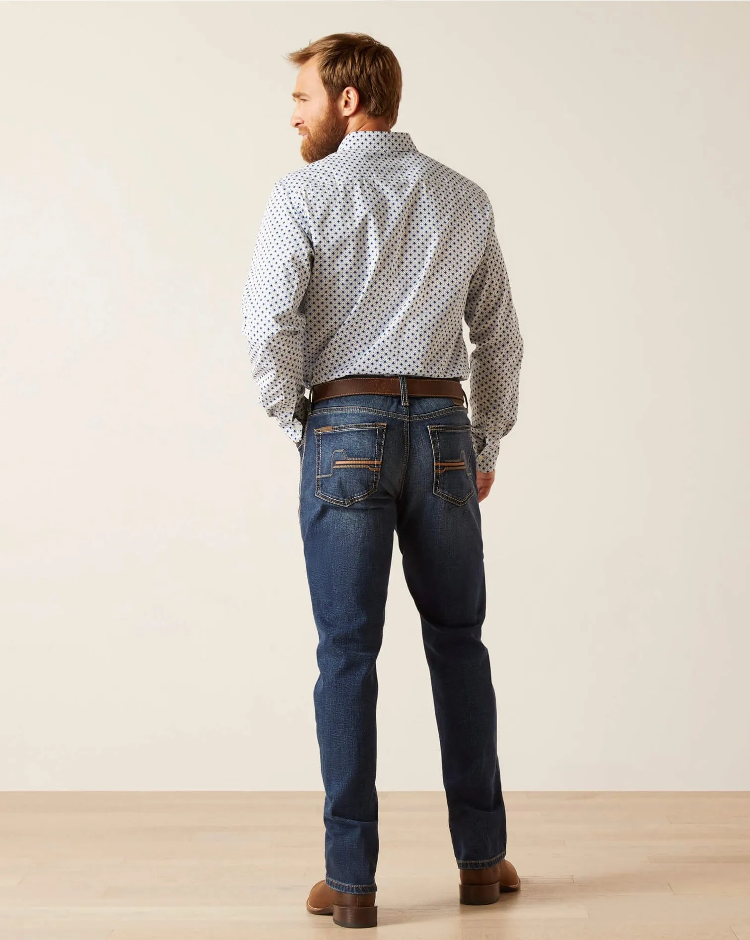 Men’s Ariat Denali M8 Modern Stretch Art Slim Jean