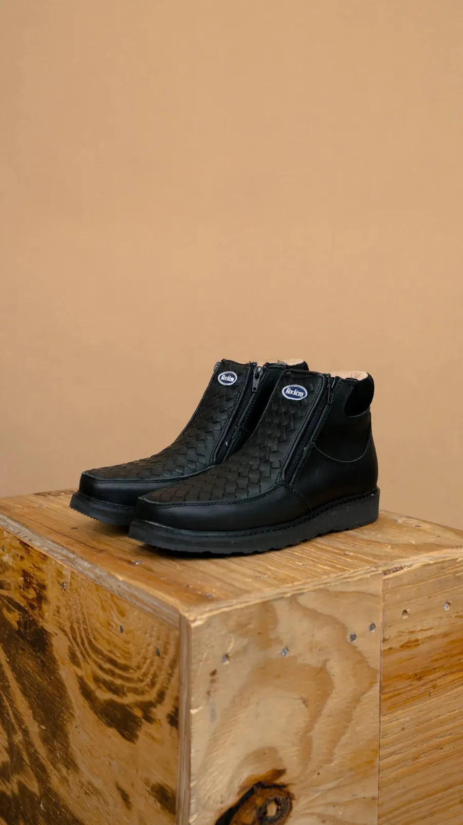 Men’s Rock’Em Black Botines Artesanales DD Serbia