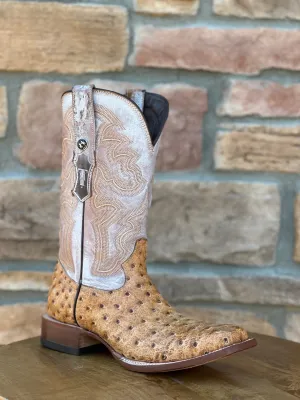 Men's Tanner Mark Oryx Ostrich Print Boots